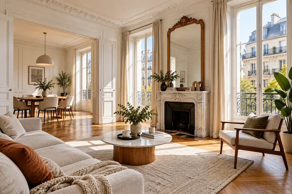 Appartement ancien rénové en centre-ville