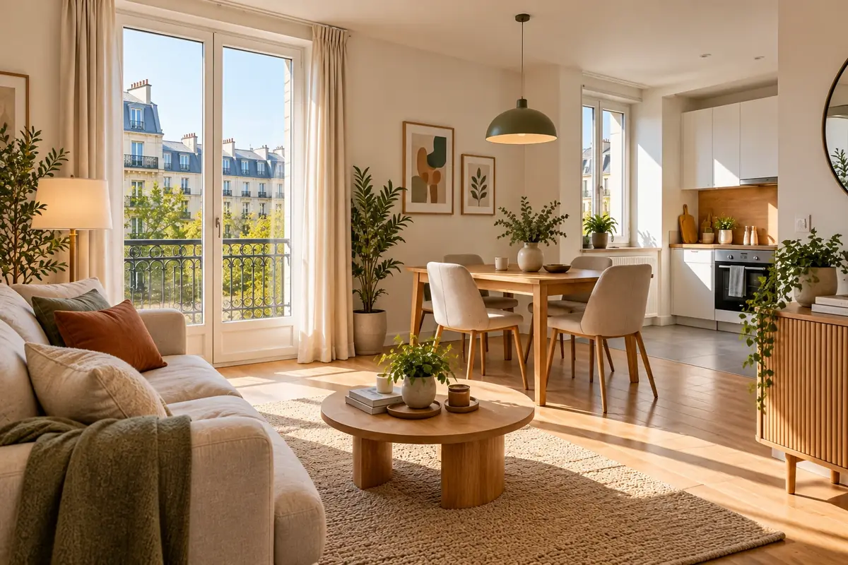 Appartement lumineux loué à loyer modéré