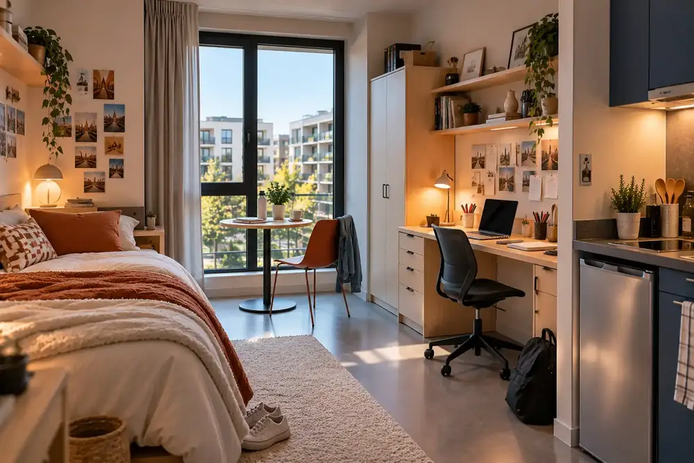 Studio meublé en résidence étudiante